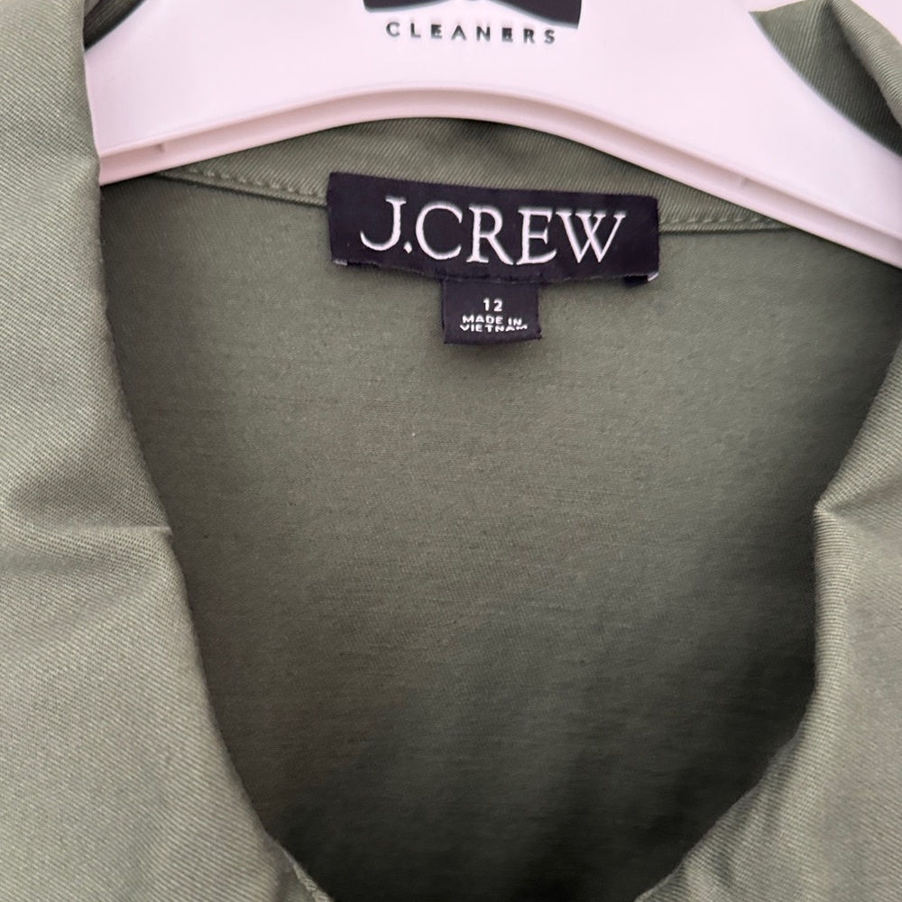 J. Crew Women's Green Short Sleeve dress - Picture 2 of 3